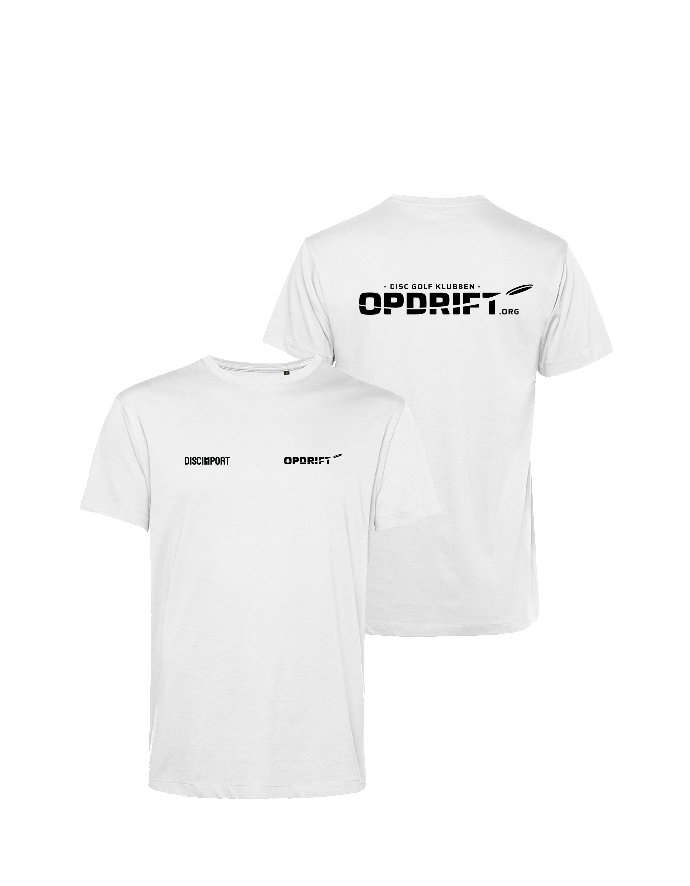 Hvid t-shirt sort ØBO